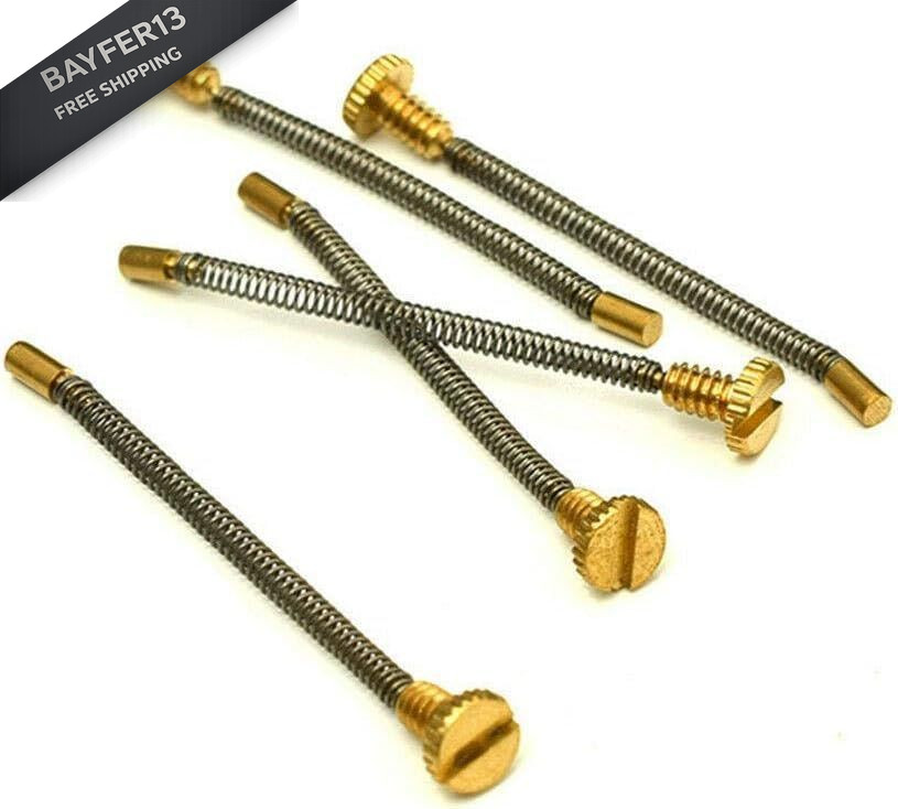 5Pcs Lighter Replacement Repair Kit Flints Screw Spring & Base Gold,grey