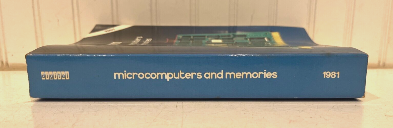 1981 DEC Digital Microcomputers and Memories Book- Vintage Computing