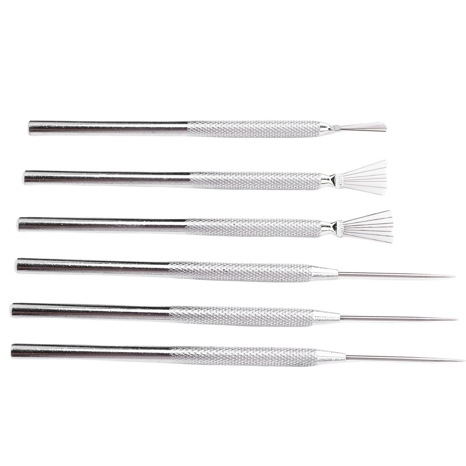 Complete Clay Needle Tools Set For Pottery - Ergonomic Handles Included