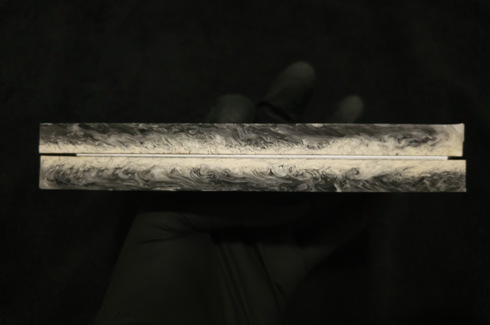 Resin Knife Scales - Monolith - Handmade Epoxy Handle Material - 5¾" × 2½" × ⅜"
