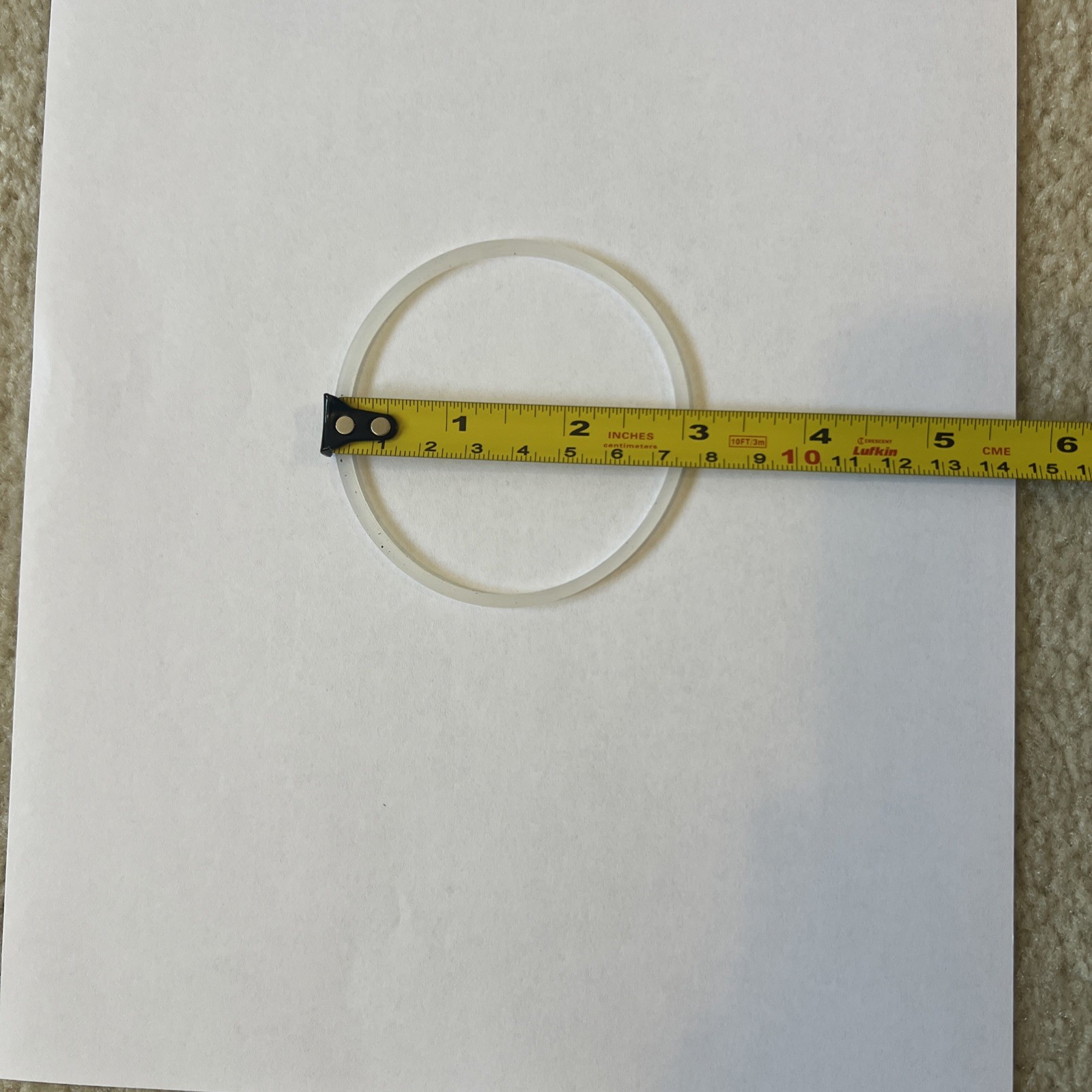 Sensio Bella Blender Gasket diameter 3 inches