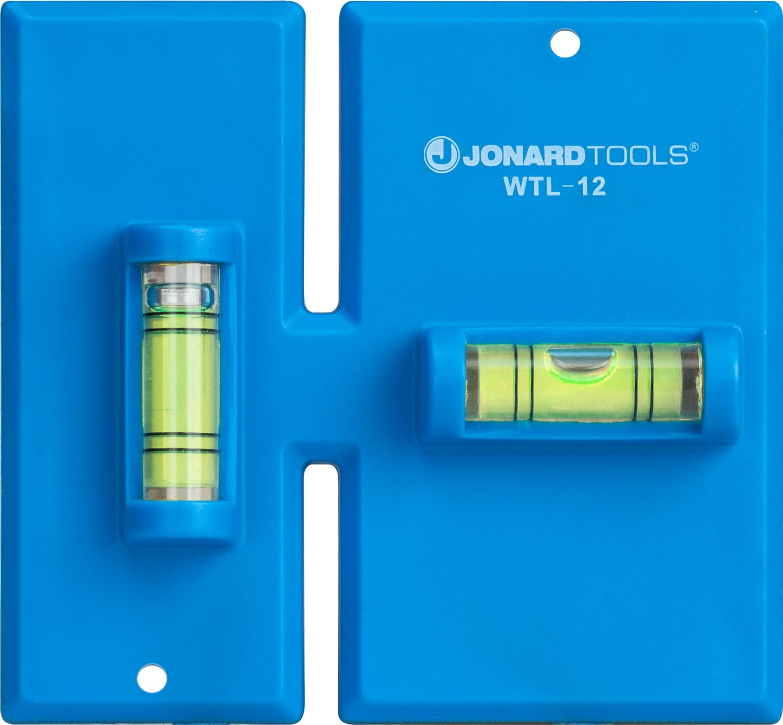 Jonard Tools WTL-12, Wall Box Template and Level for 1-Gang & 2-Gang, Blue