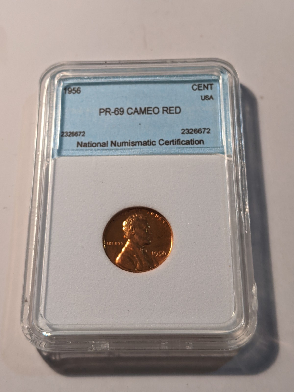 1956 PR69 CAMEO RED 1C PENNY