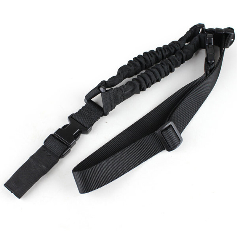 WST Tactical Single Point Sling Bungee Adjustable Quick Hook Rifle Sling Hunting