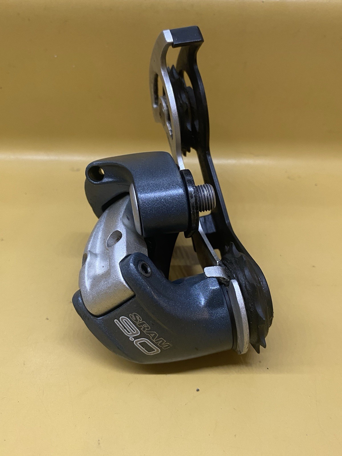 Silver Sram 9.0 Carbon 9 Speed ESP Technology Long Cage Rear Derailleur