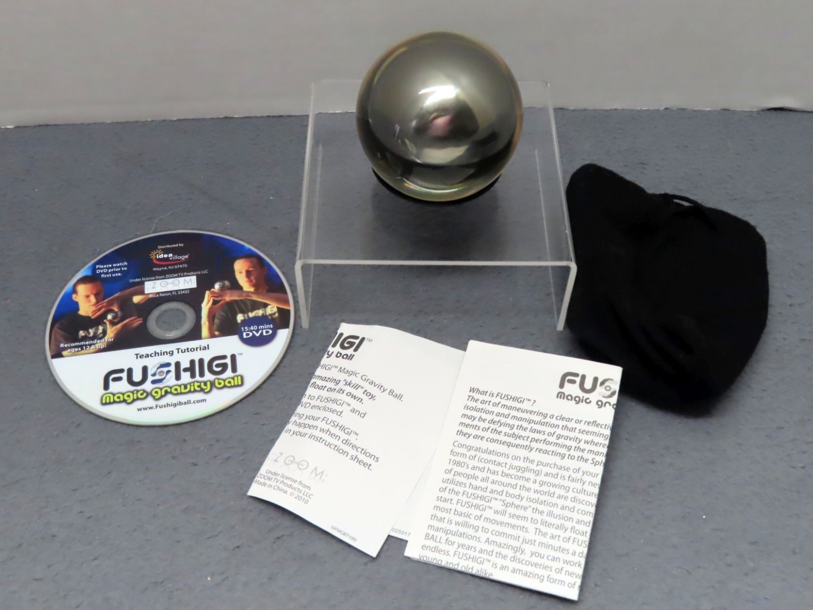 Fushigi Magic Gravity Ball w/ Base, Bag & DVD