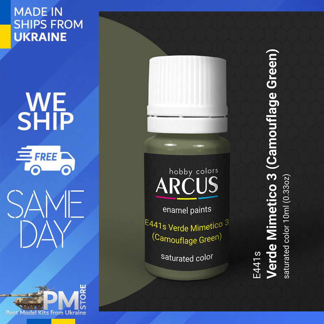 Arcus 441 Enamel paint Regia Aeronautica Italiana Camouflage Green 10ml