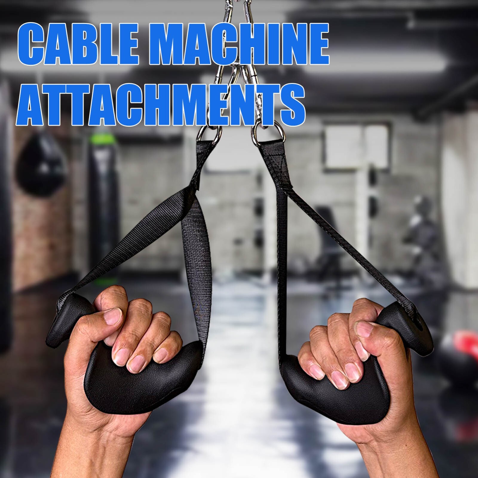 Ergonomic Tricep Rope Pulldown Attachments Triceps Rope Cable Attachments F Gym