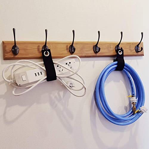 6 Pack Heavy Storage Straps Extension Cord Holder Organize Cord Hose Storage