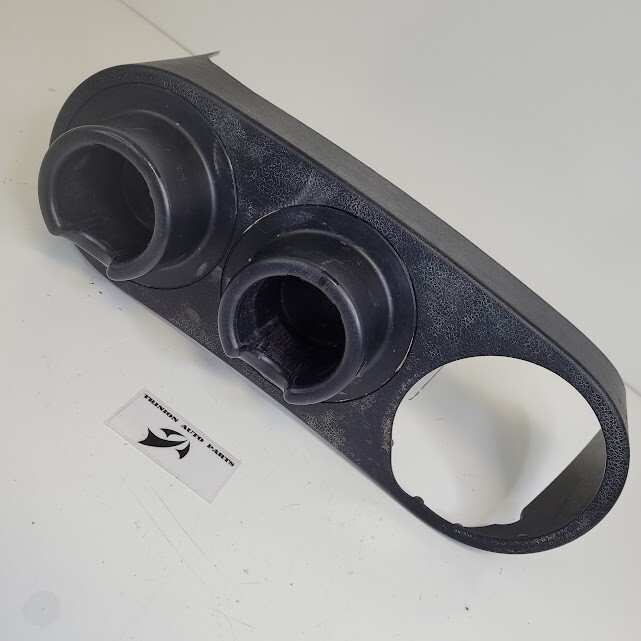 2004-2008 Ford F-150 F-250 Shifter Boot with Dual Cup Holder Trim Black OEM