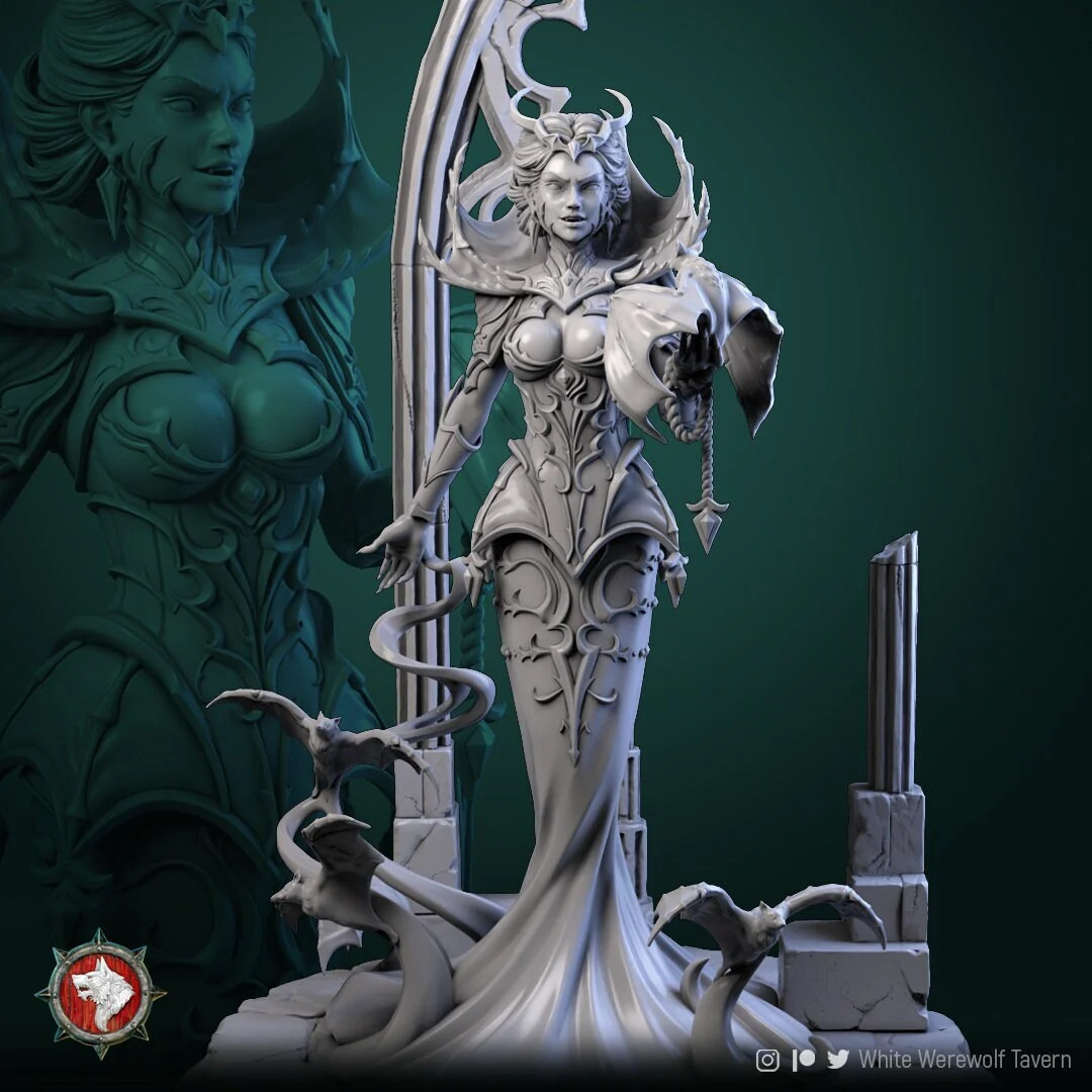 Mistress Of Blood - Resin Tabletop Miniature