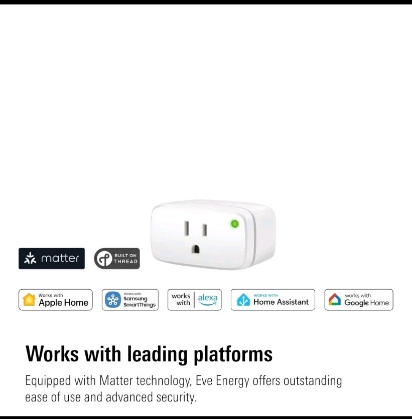 Eve Energy (Matter) 2-pack Smart Plug