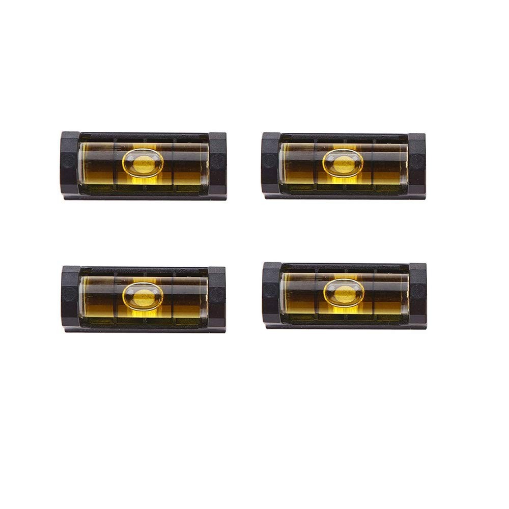 4pcs Gunsmith Level, Scope Mounting Leveling Bubble Tool with Magnetic Yellow