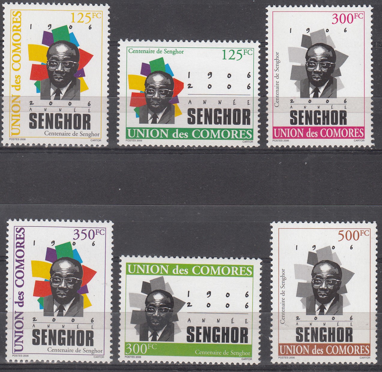 W COMORO 0981-986 SENGHOR