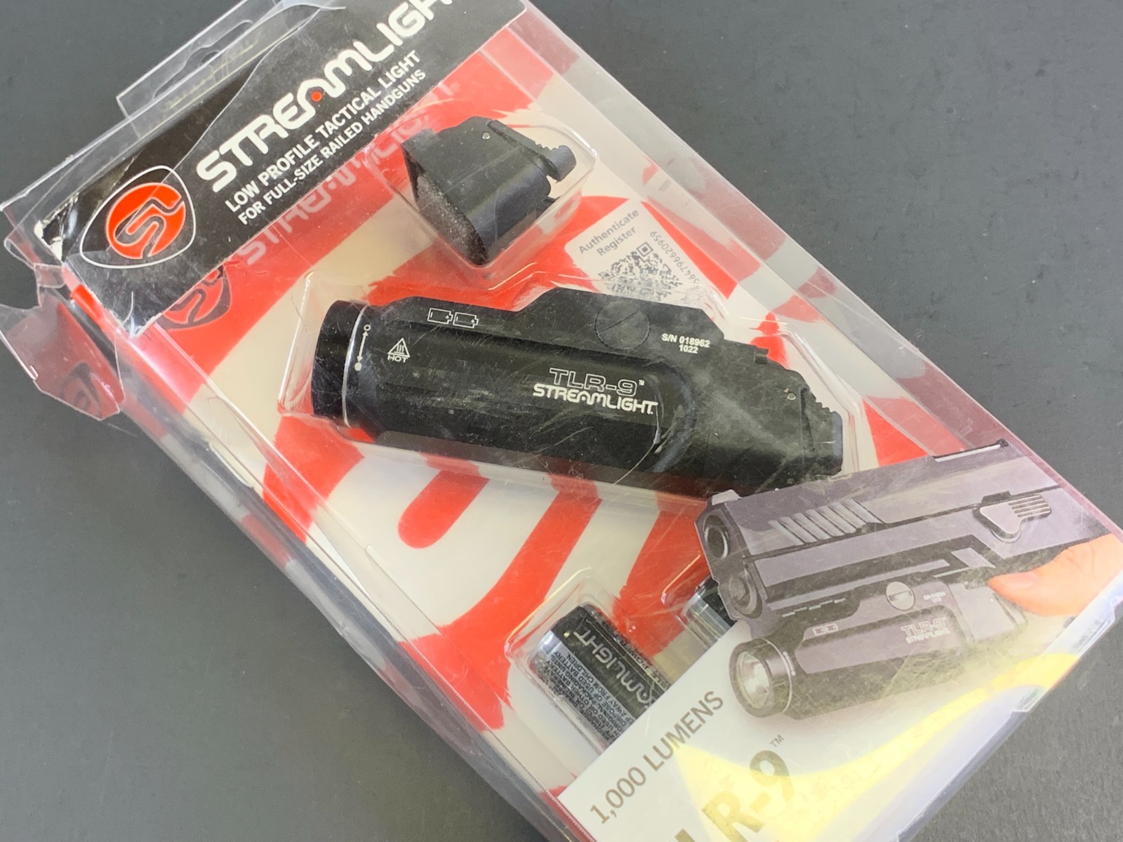Streamlight TLR-9 1000 Lumen Compact Weapon Light w/ Ambidextrous Rear Switch