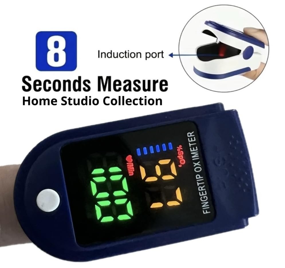 Finger Tip Pulse Oximeter LED Meter For Hospital Household