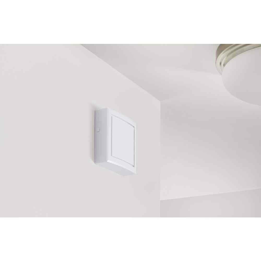 DEFIANT Wireless Battery Operated Doorbell Kit with Wireless Push Button, White