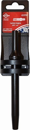 Mayhew 31979HT - Pneumatic Taper Punch 3/8" x 6", Hang Tag - 1EA