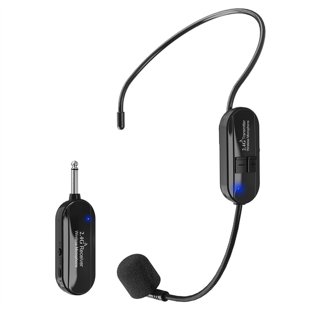 for 2.4G Wireless Microphone Headset 160FT Range Mic For Teach Outdoor Speech