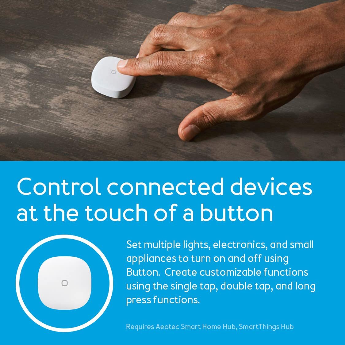 ~NEW~ Aeotec Button for SmartThings, Zigbee Wireless Remote [GP-AEOBTNUS]
