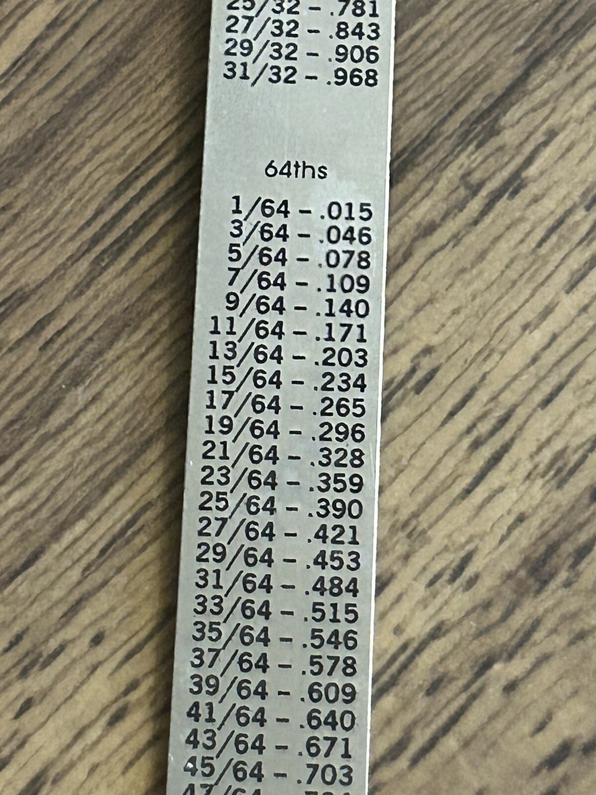 Vintage General No. 300 Stainless Steel Pocket Clip Ruler 6”