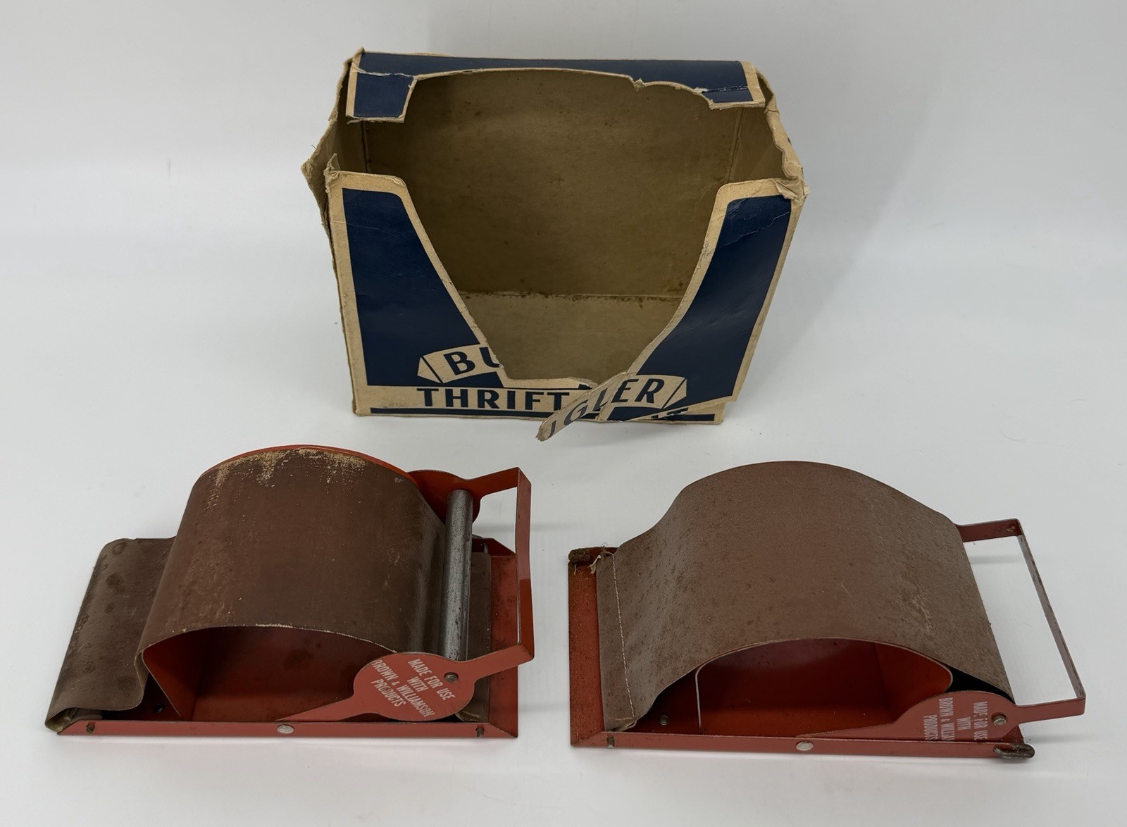 2 Vintage Bugler Cigarette Rolling Machines Bugler Thrift Kit With Original Box