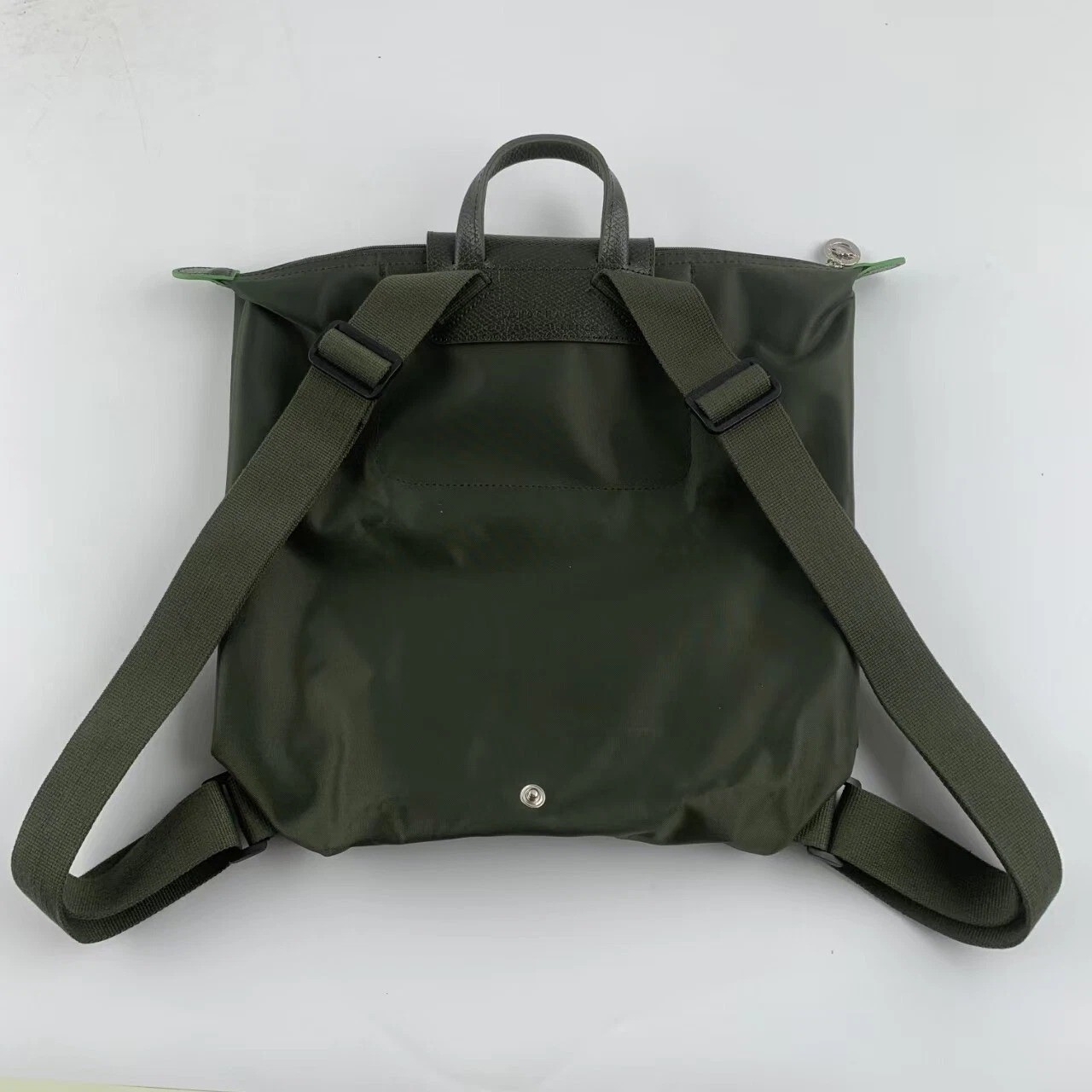 LONGCHAMP Le Pliage Green M Backpack Forest - Canvas New outlet