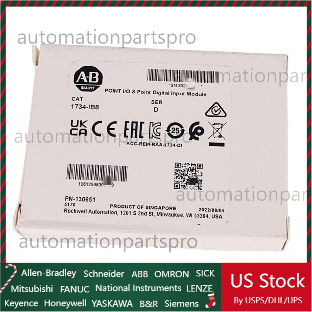 NEW AB 1734-IB8 POINT I/O 8 Point Digital Input Module 1734IB8 US Free Tax