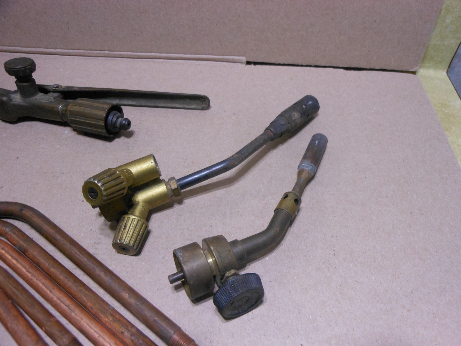 Lot of Torch Soldering Welding Parts Tips Valves - See pics
