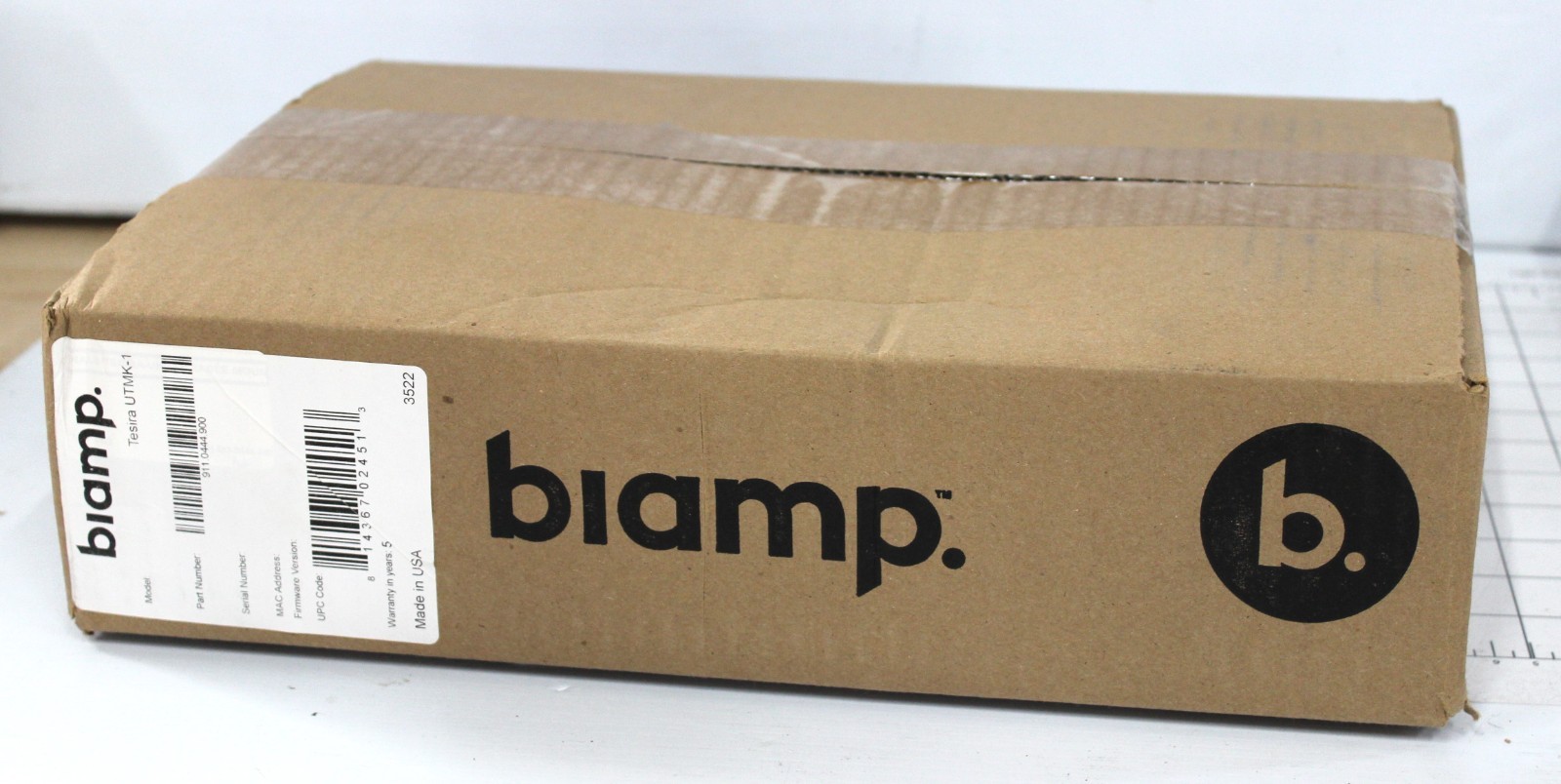 Biamp Tesira UTMK-1 Under Table Mount Kit 911.0444.900