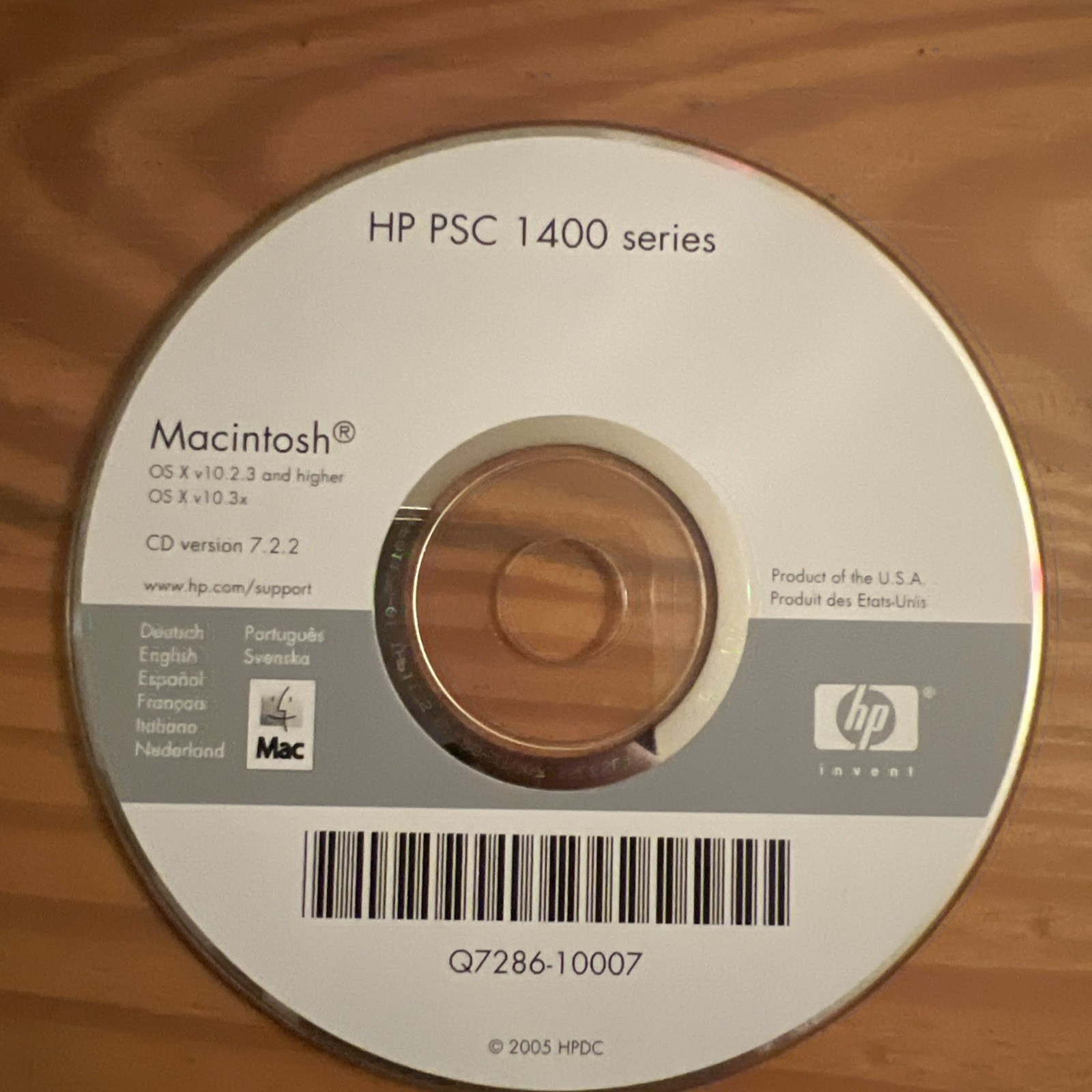 HP PSC 1400 Series All In One Printer Driver Disc Windows 98 XP