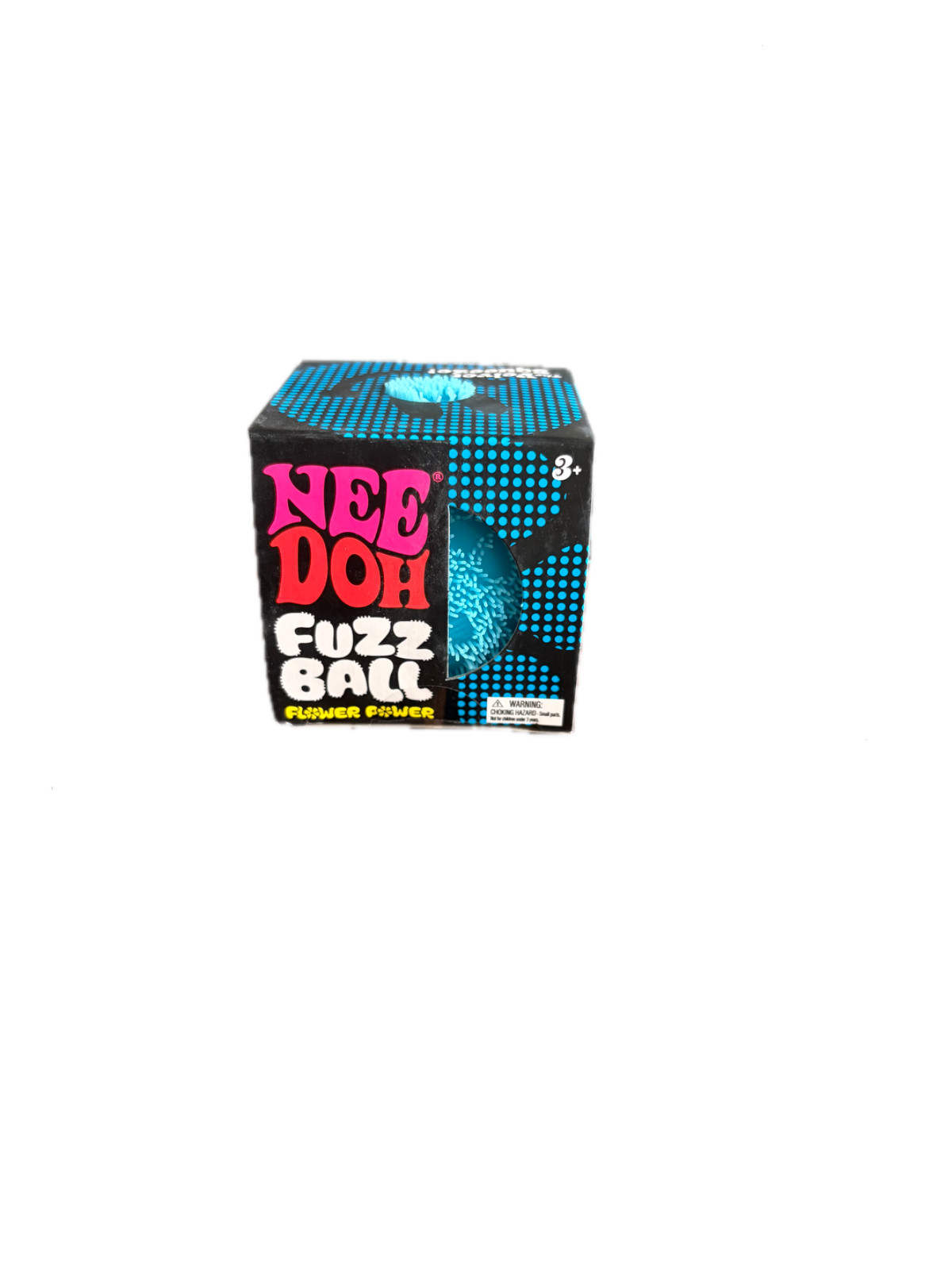 Needoh Fuzz Ball Flower Power TEAL! RARE