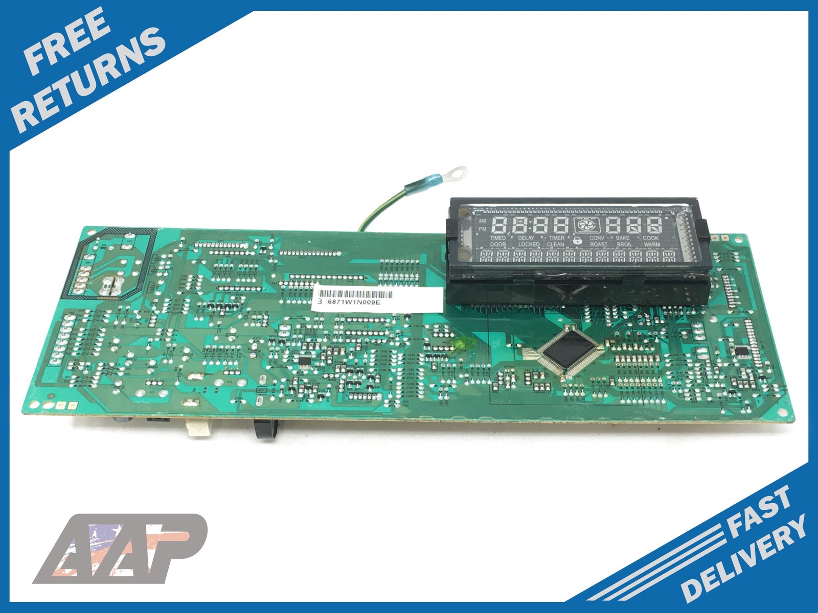 Original OEM LG Range Control Board 6871W1N009E 1-Year Warranty Free Shipping
