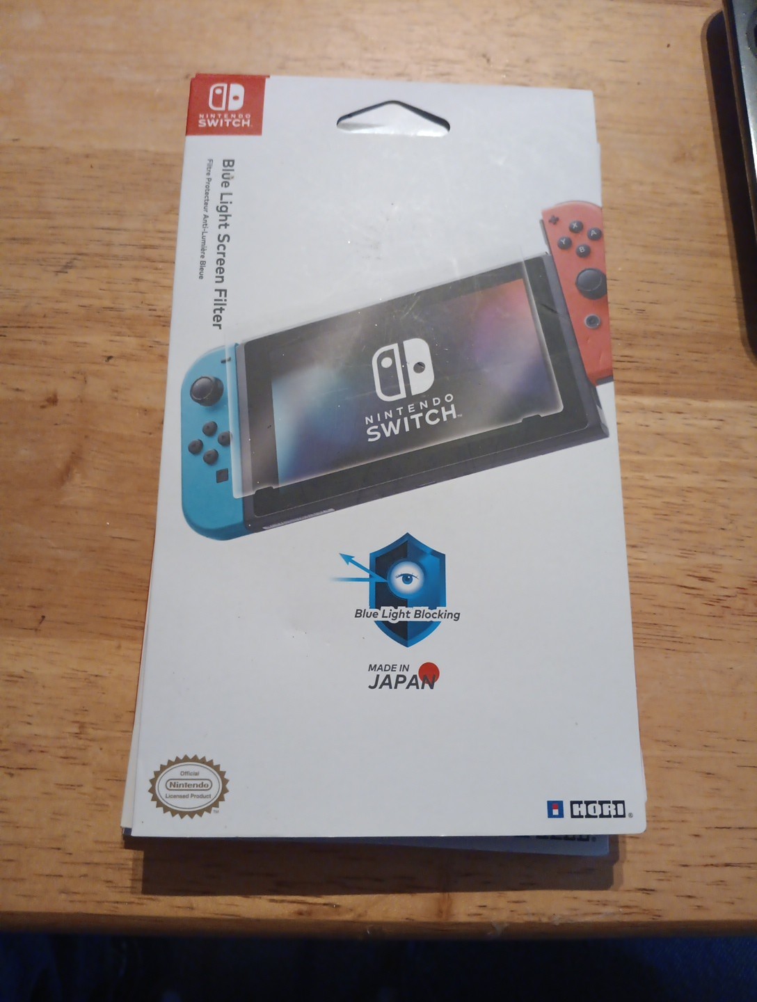Hori Screen Protector Blue Light Filter for Nintendo Switch
