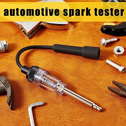 Inline Spark Plug Tester - Engine Ignition Diagnostic Tool for Cars & Lawnmowers
