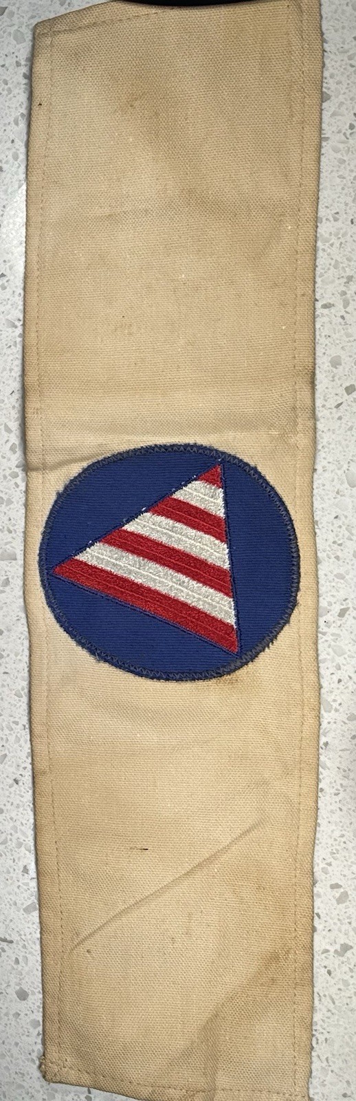 WW2 Original AIR RAID BRASSARD (arm Band) For Civil Defense.