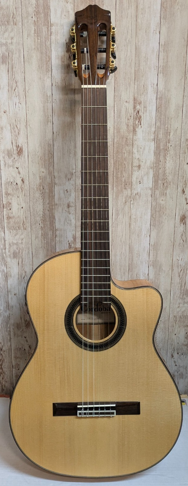 Cordoba GK Studio Blanca Acoustic/Electric Flamenco Guitar-Excellent Condition