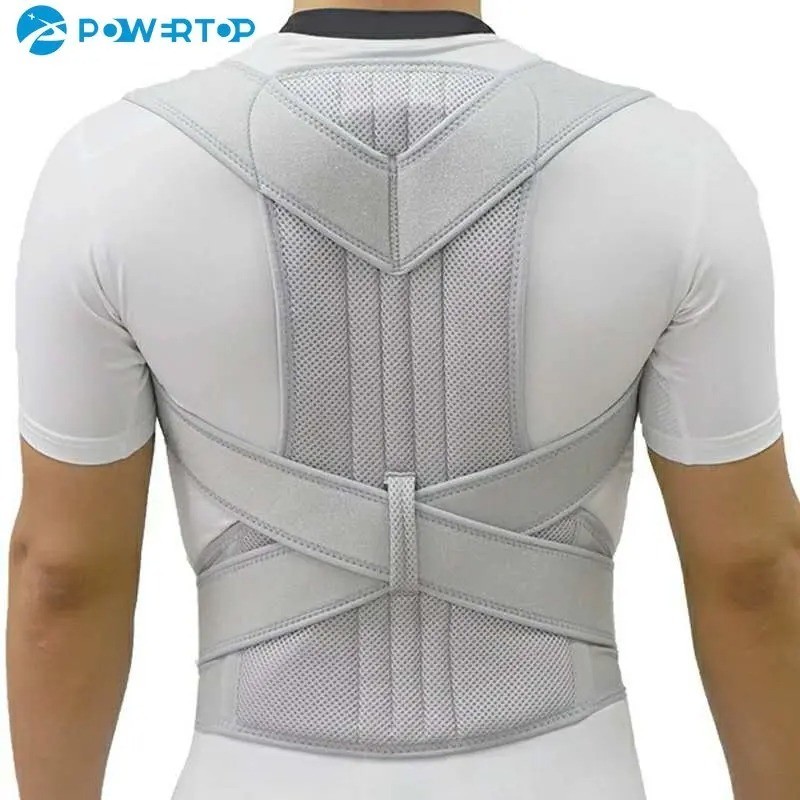 Adjustable Posture Corrector Low Back Support Shoulder Brace Belt for Men Women