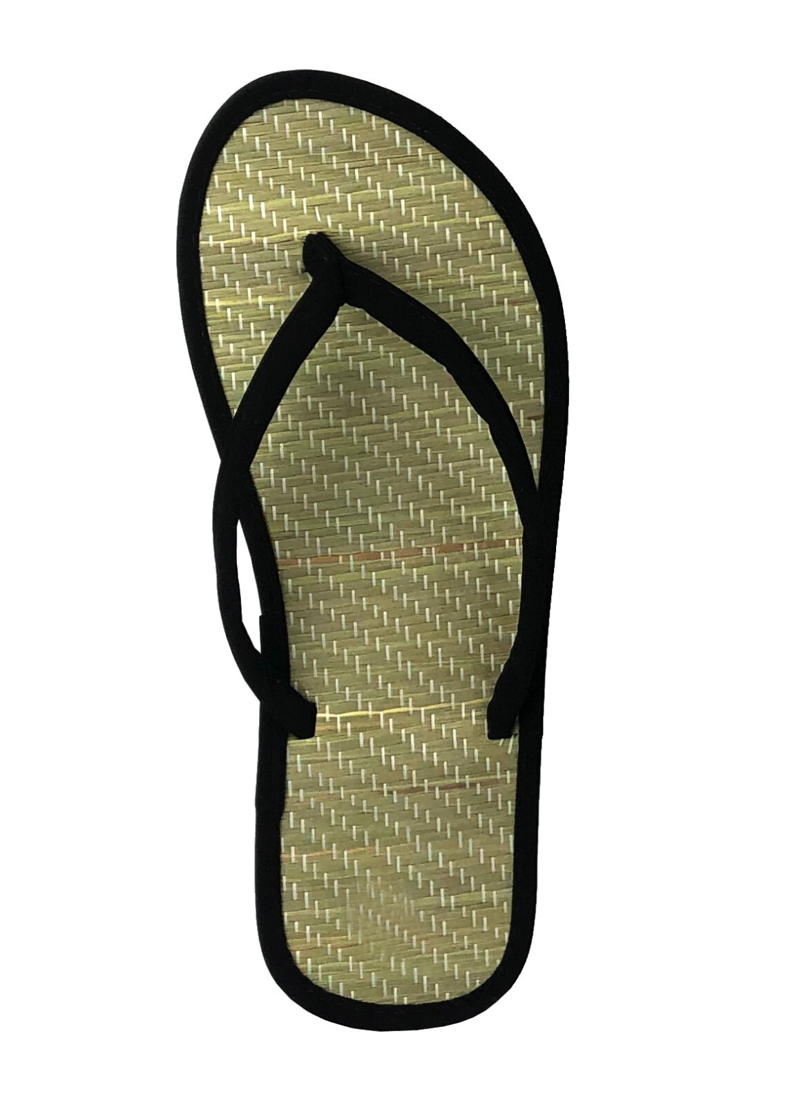 WHOLESALE LOT 48 Prs New Women Bamboo Flip Flop Sandals Big Sizes-1212Black(6-11