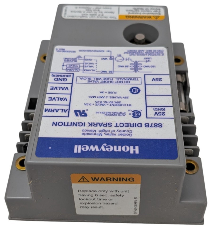 Honeywell S87B Direct Spark Ignition Control S87B1008