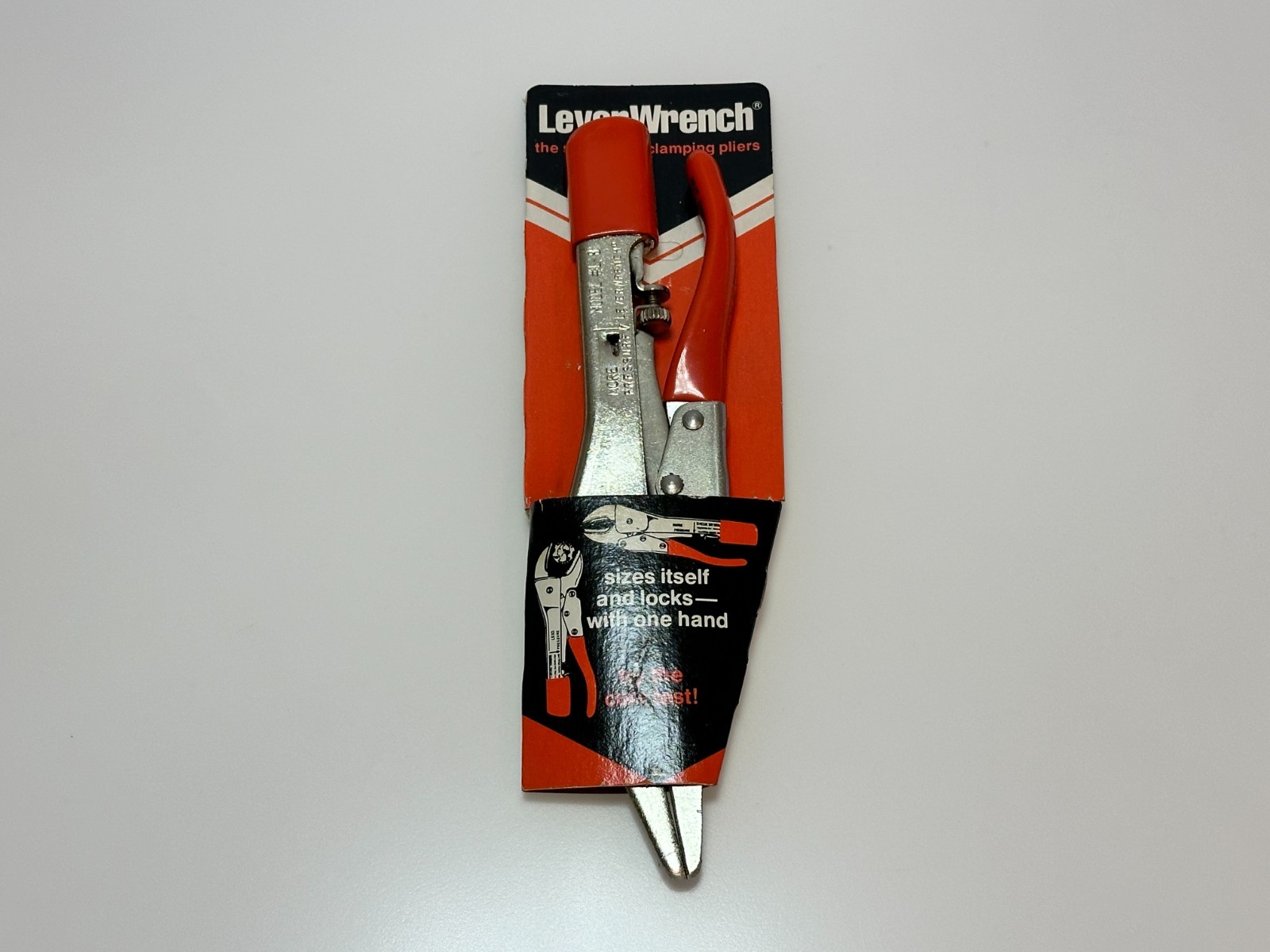 Leverage Tools INC (Nebraska USA) Model No. L8 Long Nose LEVERWRENCH Pliers, NOS
