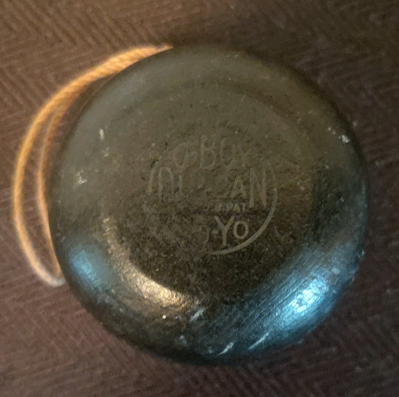 Vintage O-Boy Duncan Yoyo Black and Red