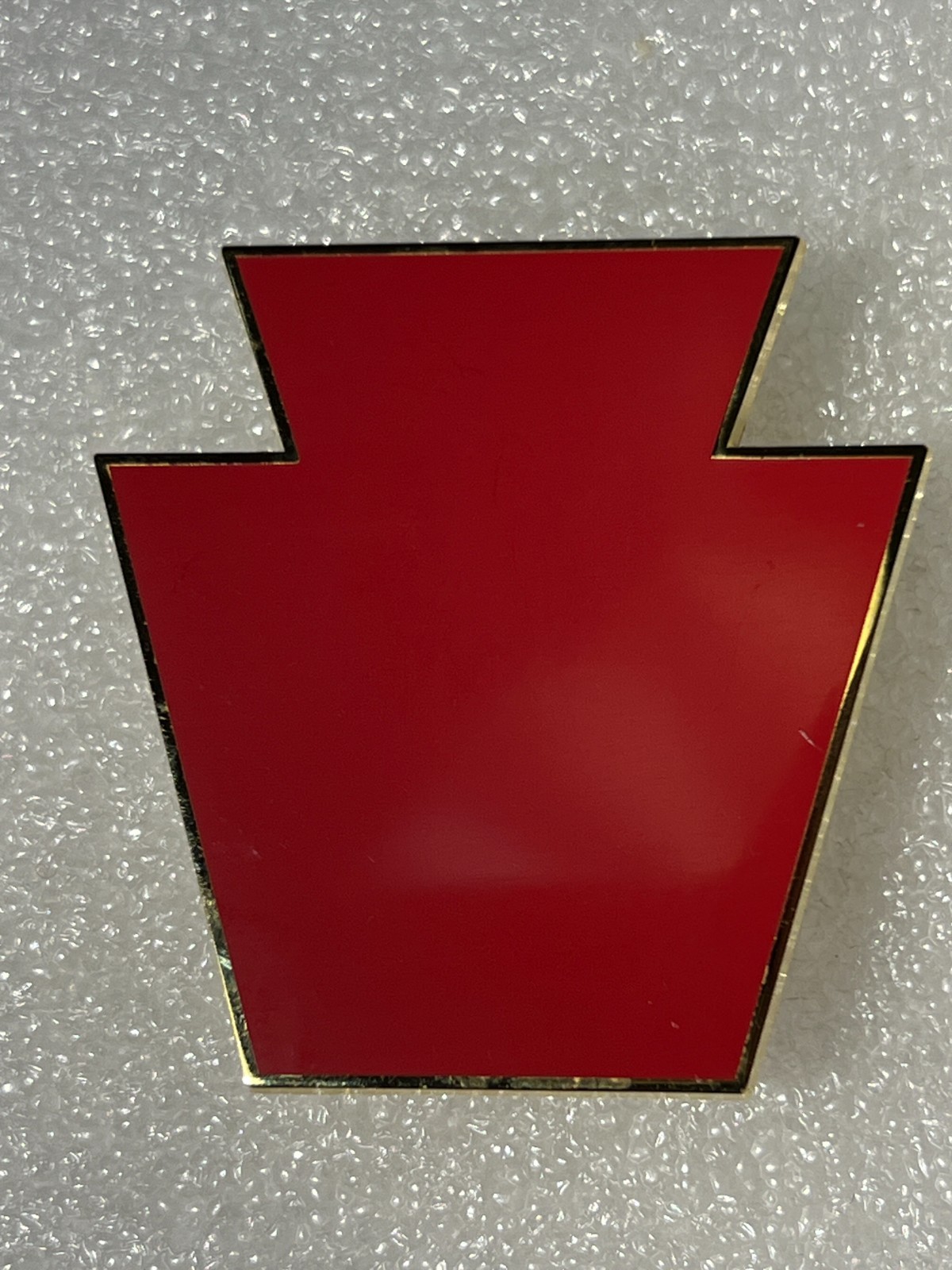 US ARMY 28TH INFANTRY DIVISION "BLOODY BUCKET" CSIB MEASURES 2 INCHES LICENSED