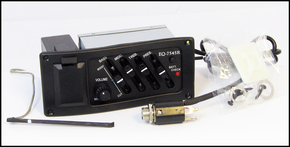 Guitar Pre-Amp Model EQ-7545R - for Guitars, Cigar Box Guitars & More!