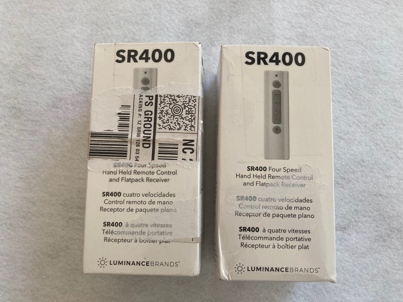 Luminance Brands 4-Speed Ceiling Fan Controller White Controls Fan and Light NIB