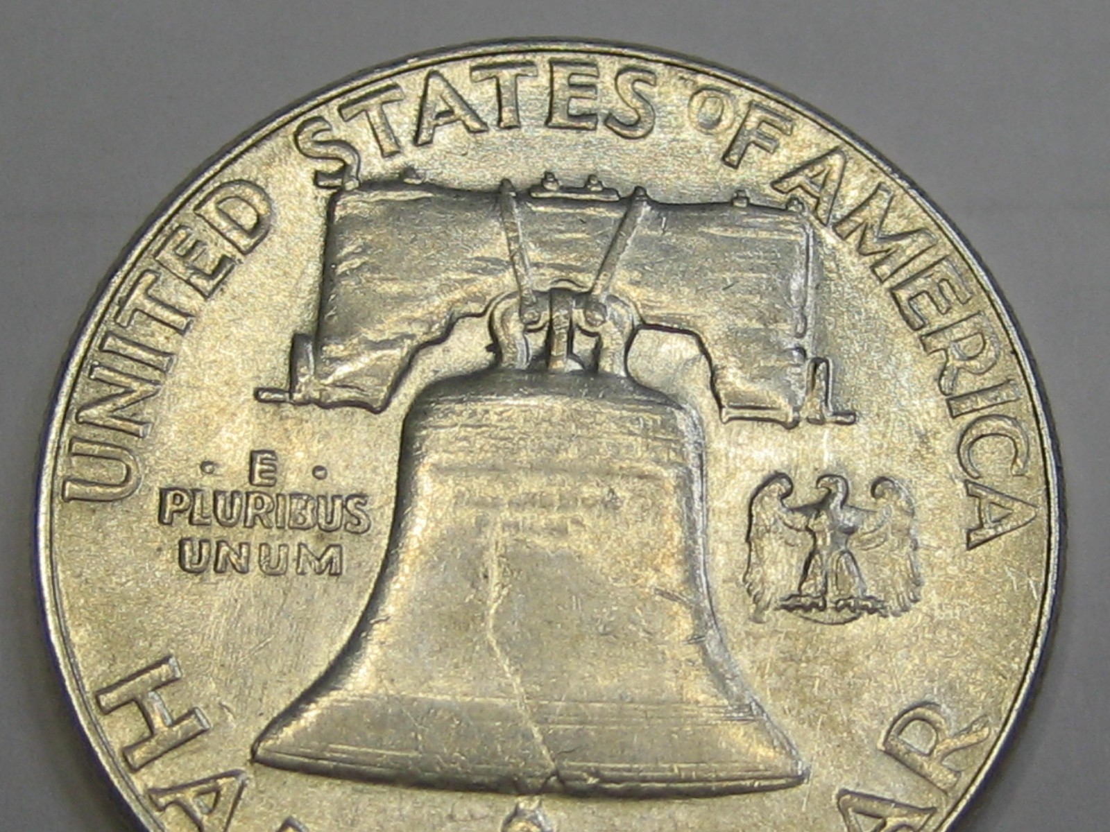 1955 Silver Half dollar "Bugs Bunny" in AU circulated condition.