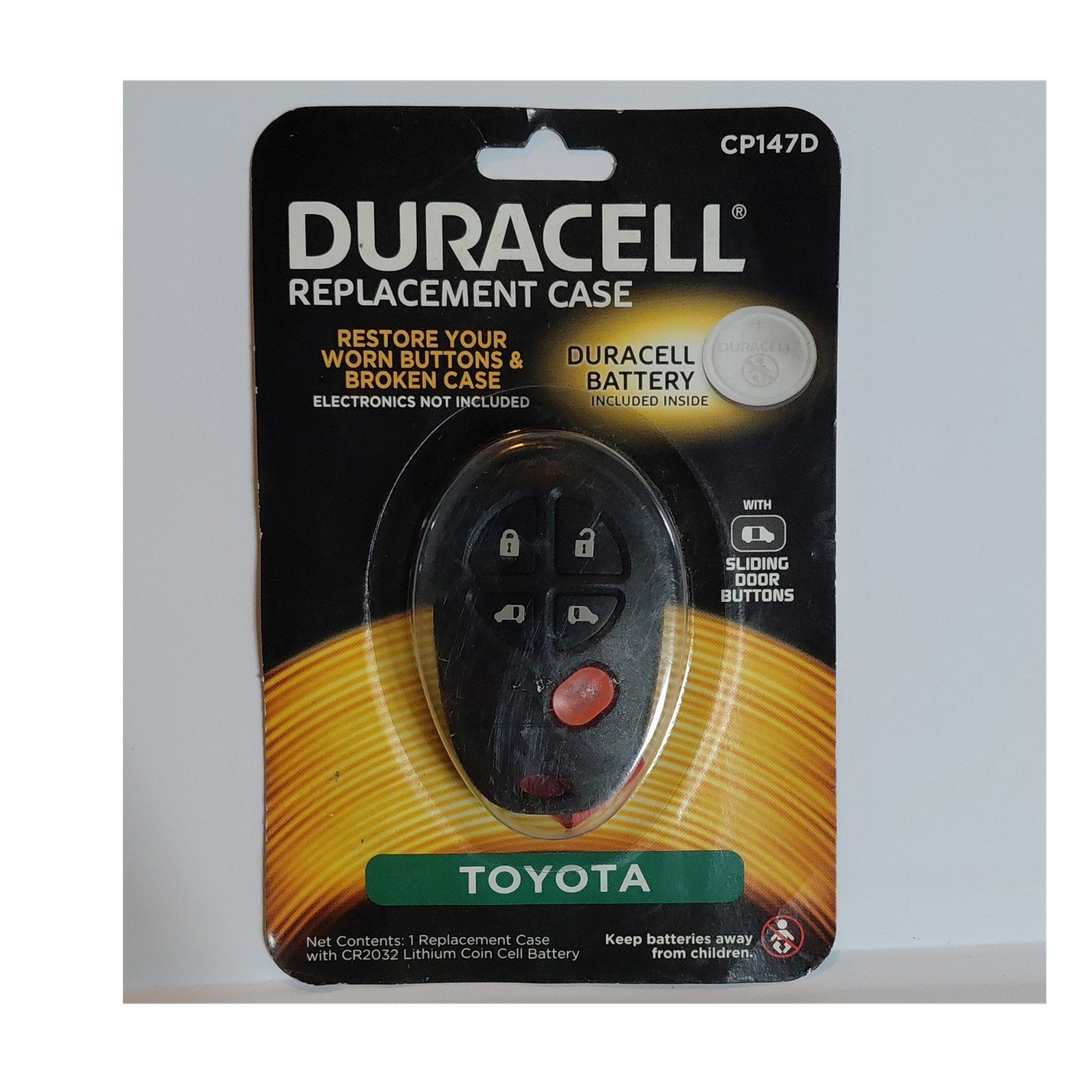 Duracell Replacement Case CP147D for Toyota Remote