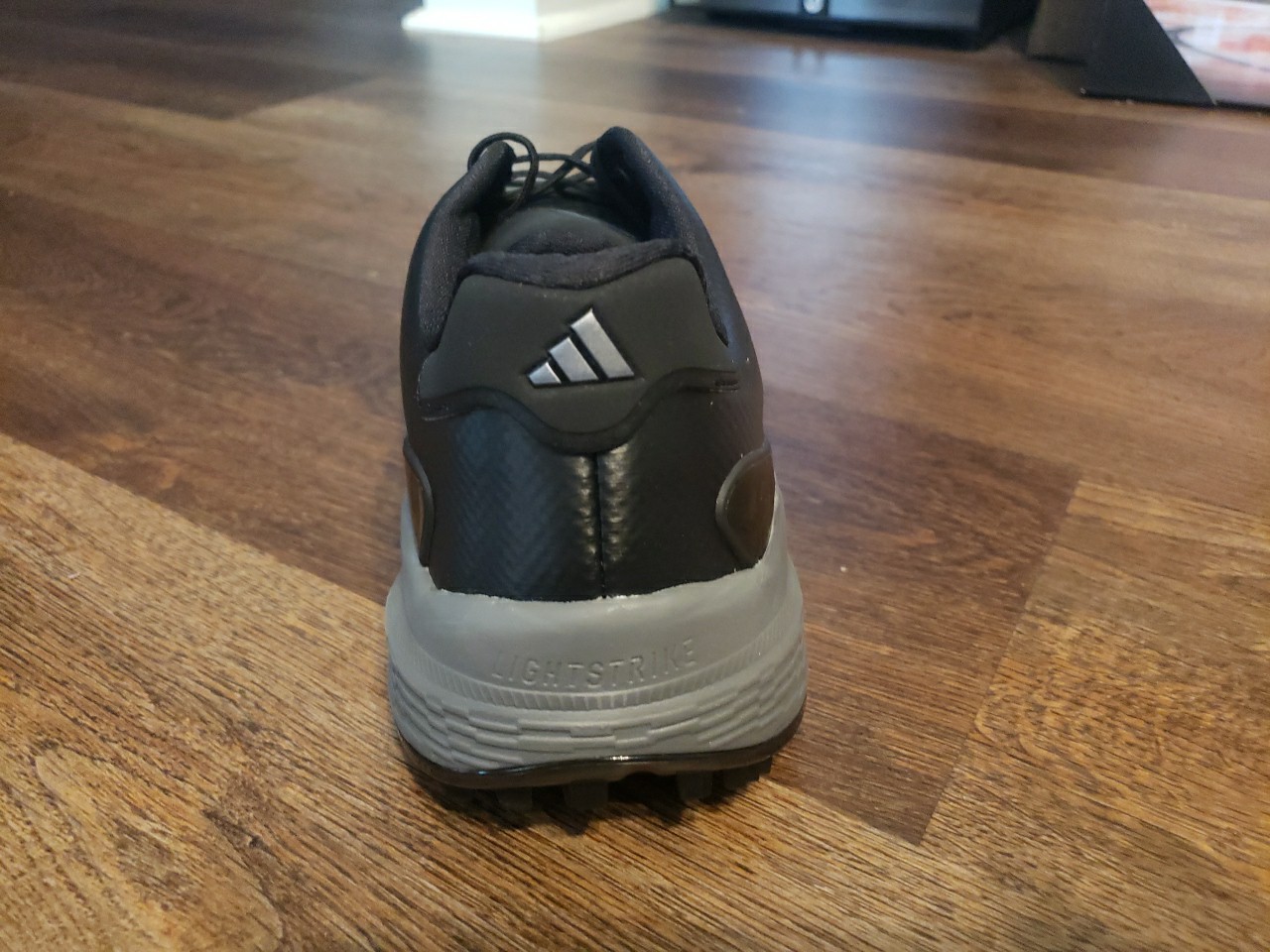 Size 9.5 Adidas ZG23 Golf Shoes Black Silver Metallic Grey GW1178 Men’s