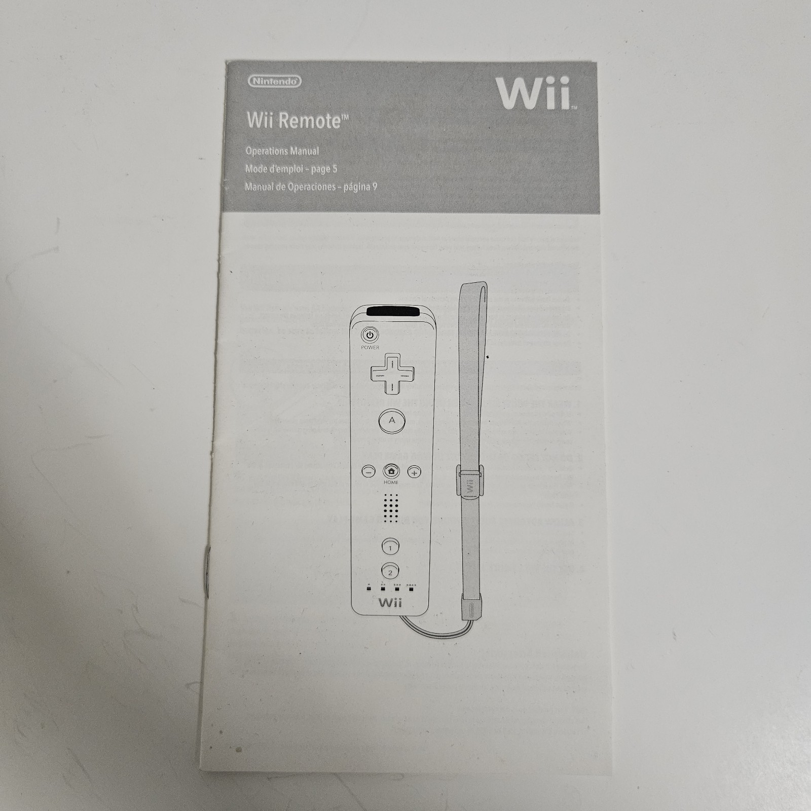 Wii User and Instructional Manual
