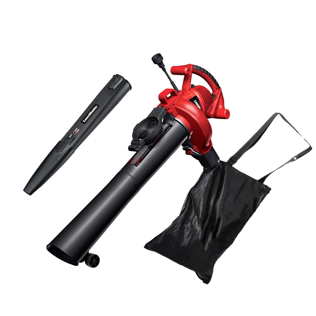 Red Edition BV1210E 1201 Electric Blower Vacuum Mulcher 12 Amp Variable Speed...